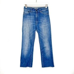 Acne Jeans Tube Lena Rough Hem Jeans